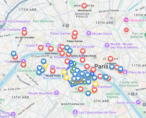 Annie’s Interactive Map of Paris
